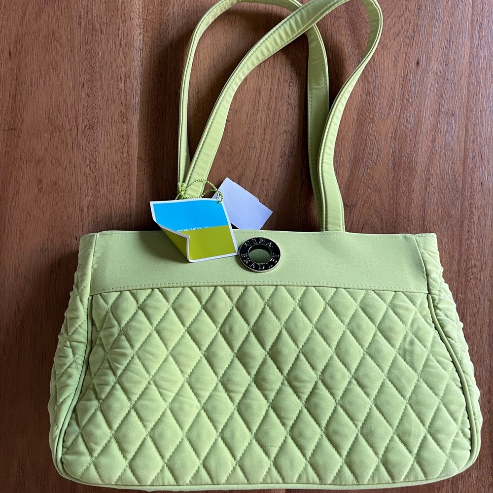 Vera Bradley Key Lime Toggle Tote